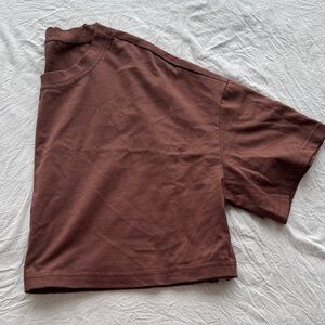 Brown Women's Crop Top